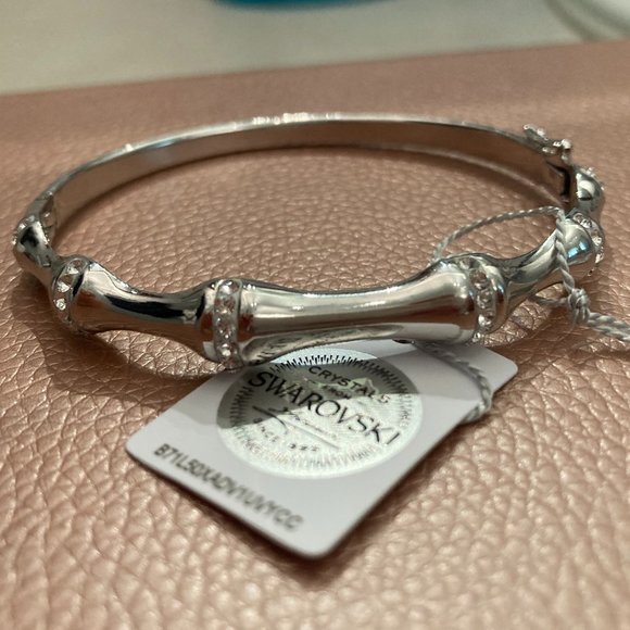 Swarovski Crystals -White Rhodium Plated Bracelet - Picture 3 of 10